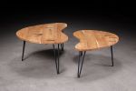 Elm Kidney Nesting Tables | Coffee Table in Tables by Urban Lumber Co.. Item made of walnut & steel