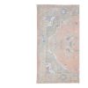 Handwoven Large Entryway Carpet from Turkey, Wool Faded Turk | Area Rug in Rugs by Vintage Pillows Store. Item composed of cotton