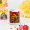 Coffee Mug - Solar Burst - Colourful Geometric Abstract | Work by Eman's Gallery