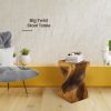 Haussmann® Big Twist Wood Stool Table 12 in SQ x 20 in H | Chairs by Haussmann®