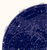 Northern and Southern Constellation Map, Vertical or Horizon | Prints by Capricorn Press. Item made of paper works with boho & country & farmhouse style