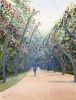 South Bank Arbour Walk | Oil And Acrylic Painting in Paintings by Meredith H. Item composed of canvas compatible with boho and contemporary style