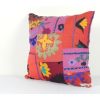 Suzani Square Cushion Cover, Tribal House Decor- Embroidery | Pillows by Vintage Pillows Store