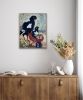 Magpies Garden - Original painting | Oil And Acrylic Painting in Paintings by Meredith H. Item composed of canvas in boho or contemporary style