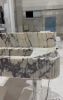 Custom Calacatta Viola Fluted Floating Marble Sink | Wall Mounted Vanity | Water Fixtures by Vero Marble