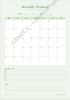 Printable Monthly Planner A4 | 5 Color Themes | Minimalist Undated Planner | Instant Download PDF | Calendar Planner Insert | Gift Cards by Colorize Paper Studio