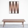 BLENDED STRIPES -  framed wall art tapestry | Wall Hangings by Rianne Aarts / Teddy and Wool Studio