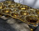 Liquid Metal Gold Platter | Serveware by PlusObject