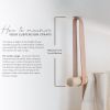 Walnut Leather Suspension Strap | Storage by Keyaiira | leather + fiber | Artist Studio in Santa Rosa. Item composed of leather