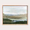 Saltwater Reverie - Original Coastal Landscape 12x16 | Mixed Media by Lara Eckerman Art