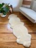 Double Shorn Golden Ivory Sheepskin | Area Rug in Rugs by East Perry. Item made of wool with fiber