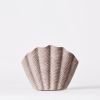 Concha Vase Grey Large | Work by District Loom