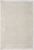 Beige Area Rug Carved Border Carpet Cream Minimalist Decor H | Rugs by Krafcreation. Item made of cotton