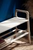 Storage wooden bench, Mid century modern bench | Benches & Ottomans by Plywood Project. Item composed of oak wood compatible with minimalism and mid century modern style