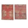 Distressed Matching Turkish Rug Mat, Set Kitchen Wool | Runner Rug in Rugs by Vintage Pillows Store. Item made of cotton with fiber