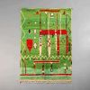 Handmade berber green morooccan boujad rug | Area Rug in Rugs by Benicarpets