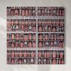 Little Pink Huts | Paintings by Sorelle Gallery. Item composed of canvas