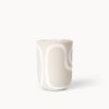 Sand Outline Coffee Cup | Drinkware by Franca NYC. Item composed of ceramic in boho or minimalism style