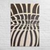 Optical Web - Original Collage - Black & White Illusion Art | Paintings by Eman's Gallery