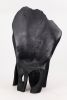 XXL Charred Black Wood Throne Chair in Organic Form by Logniture | Chairs by Logniture