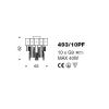 Alan Mizrahi SJ2179 Crystalline Flush | Flush Mounts by Alan Mizrahi Lighting Design