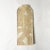 Vase Sleeve Merino Wool Rake Bamboo Tall | Vases & Vessels by Lorraine Tuson
