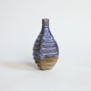 Square in Coral Blue | Vase in Vases & Vessels by by Alejandra Design. Item composed of ceramic