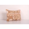 Exquisite Washed Neutral Tan Terrific Art Accent Pillow Cove | Cushion in Pillows by Vintage Pillows Store