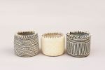 Coiled Storage Basket |Stripe Noir | Storage by NEEPA HUT