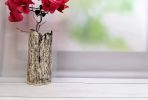 Handcrafted Rustic Ceramic Flower Vase | Vases & Vessels by YomYomceramic. Item made of ceramic