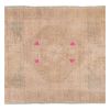 Faded Hand Knotted Turkish Oushak Door Mat 1'8" X 3'6" | Runner Rug in Rugs by Vintage Pillows Store. Item composed of cotton and fiber