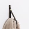 Large Leather Snap Wall Strap [Flat End] | Hook in Hardware by Keyaiira | leather + fiber | Artist Studio in Santa Rosa. Item made of leather