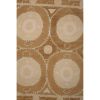 1960s Neutral Unusual Samarkand Uzbekistan Suzani - Soft Col | Tablecloth in Linens & Bedding by Vintage Pillows Store