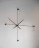 Compass | Clock in Decorative Objects by MCLOCKS. Item composed of oak wood and steel