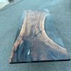 Smoke Epoxy Walnut Dining Table | Tables by Ironscustomwood. Item composed of walnut and synthetic