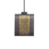 Arin Mesh Wide Hanging Lamp | Pendants by Home Blitz. Item made of brass works with minimalism & contemporary style