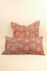 Sienna Blossom Kalamkari Pillow | Pillows by Ninéh