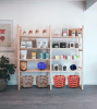 (S) Hull Basket in Cobalt Ultra suede | Storage Basket in Storage by Knots Studio