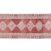 Vintage Muted Red Turkish Herki Runner Rug - Tribal Handmade | Rugs by Vintage Pillows Store. Item composed of cotton & fiber