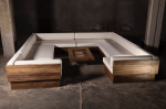 Parota Exterior U-shaped Sectional Sofa | Couches & Sofas by NO AGE FURNITURE STUDIO