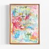 Fun Fete I Abstract Painting Framed | Prints in Paintings by carrie song
