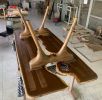 Wood River Table, Custom Wooden Table, Wood River Table | Dining Table in Tables by Tinella Collection | Edmonton, Canada in Edmonton. Item made of wood & glass compatible with contemporary and art deco style