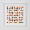One Hundred Splash Dots Painting, Gold | Collage in Paintings by Amelia Coward
