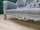 Victorian Style Sofa/ Hand Carved Aged Wooden Frame/ Stresse | Chaise Lounge in Couches & Sofas by Art De Vie Furniture