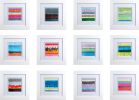 Stripes Eight | Oil And Acrylic Painting in Paintings by Kathy Ferguson Art