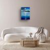 Nocturned - Framed Original Oil Pastel Drawing - Tonalism Moonlit Night Scene | Drawings by Eman's Gallery