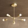 Houston Chandelier, Mid Century Modern Lighting | Chandeliers by Illuminate Vintage. Item made of brass