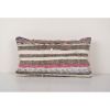 Traditional Turkish Decorative Kilim Pillow, Anatolian Strip | Cushion in Pillows by Vintage Pillows Store