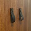 Medium Leather Pull [Flag End] | Hardware by Keyaiira | leather + fiber | Artist Studio in Santa Rosa. Item composed of leather