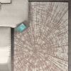 Handmade Wool Area Rug, Abstract Geometric Carpet, Beige Living Room Floor Decor | Rugs by Swiflo